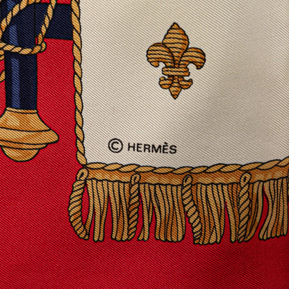Hermès Vue Du Carosse De La Galere La Reale Silk Scarf