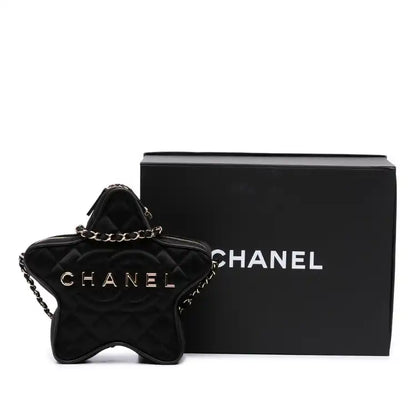 Chanel Quilted Satin Walk Of Fame Star Crossbody