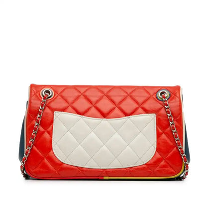 Chanel Medium Quilted Lambskin Cuba Color Flap