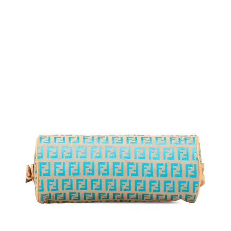 Fendi Zucchino Canvas Barrel Pochette