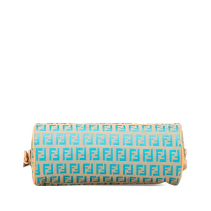 Fendi Zucchino Canvas Barrel Pochette