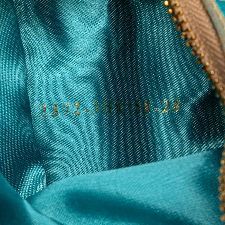 Fendi Zucchino Canvas Barrel Pochette
