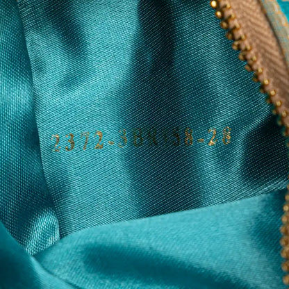 Fendi Zucchino Canvas Barrel Pochette