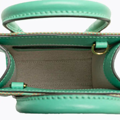 Gucci Mini Jumbo GG Canvas Interlocking G Satchel