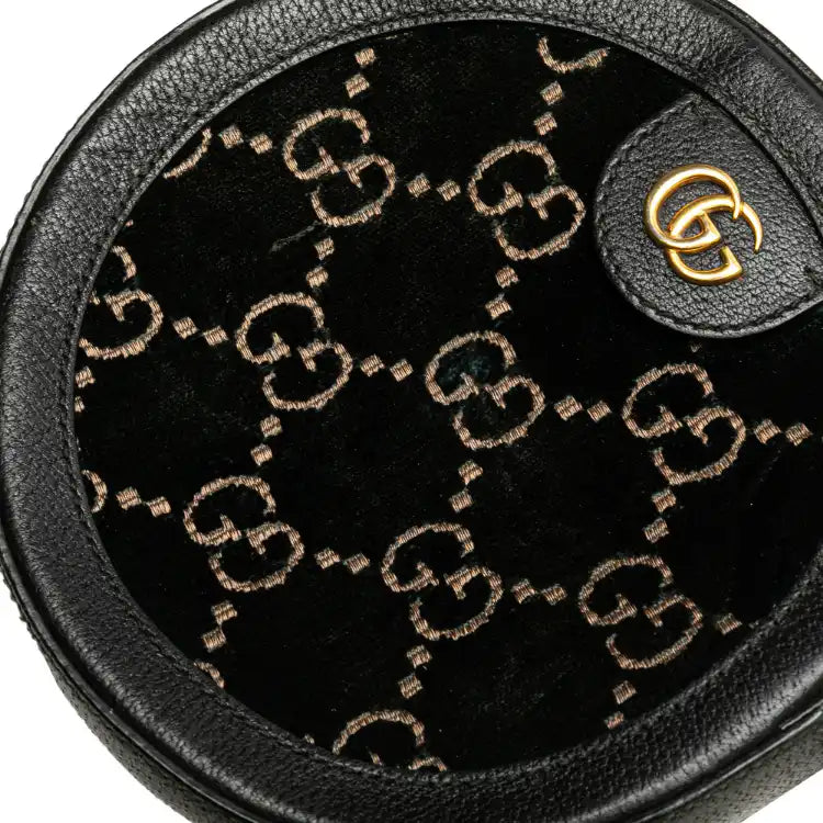 Gucci GG Marmont Velvet Round Crossbody