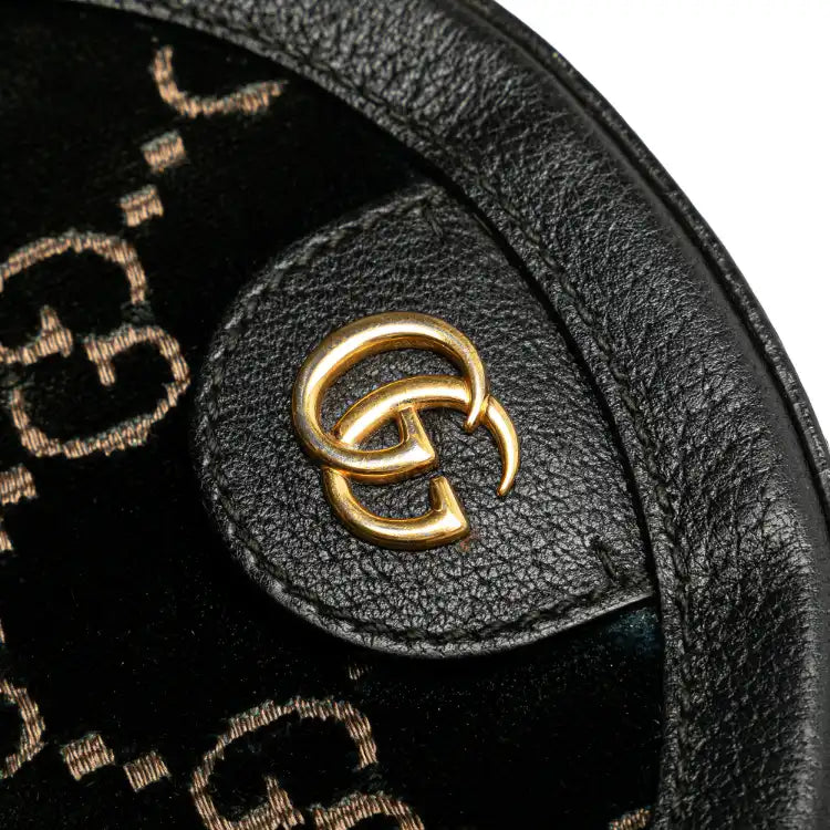 Gucci GG Marmont Velvet Round Crossbody