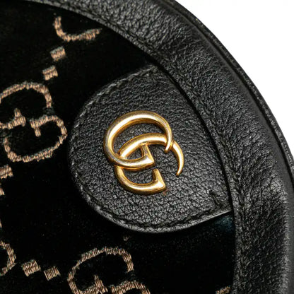 Gucci GG Marmont Velvet Round Crossbody