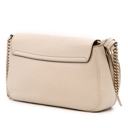 Gucci Medium Leather Soho Chain Flap Crossbody