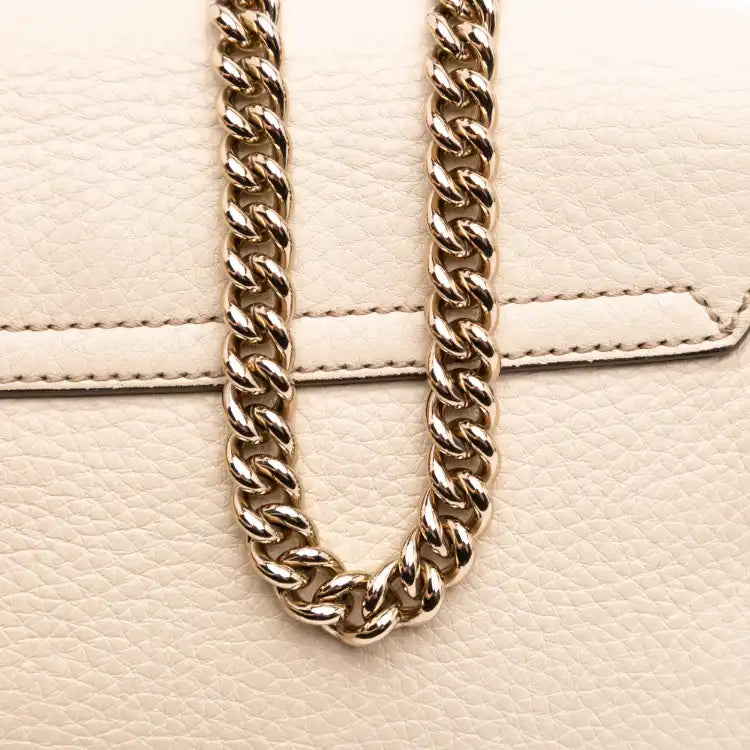 Gucci Medium Leather Soho Chain Flap Crossbody