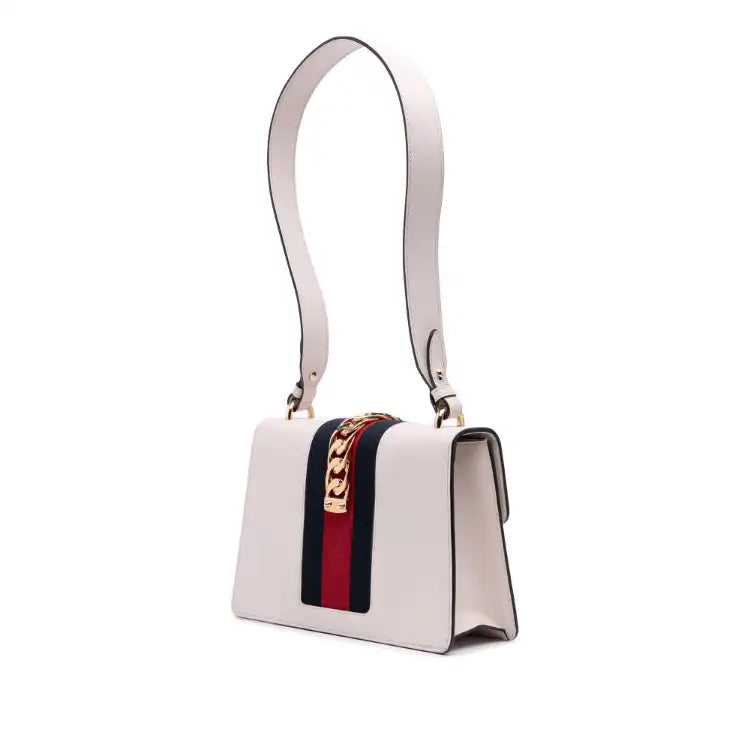 Gucci Small Leather Sylvie Satchel