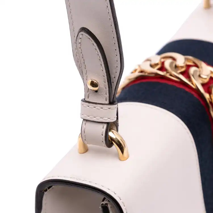 Gucci Small Leather Sylvie Satchel