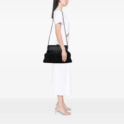 Chanel Iridescent Quilted Calfskin Chic Frame Satchel