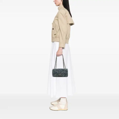 Chanel Small Printed Canvas CC No. 5 Flap