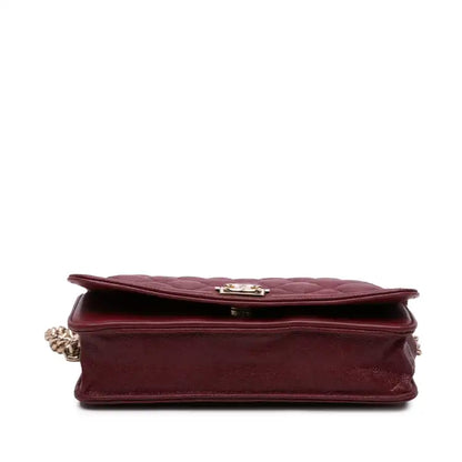 Chanel Quilted Caviar Boy Wallet on Chain