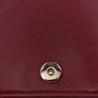 Chanel Quilted Caviar Boy Wallet on Chain
