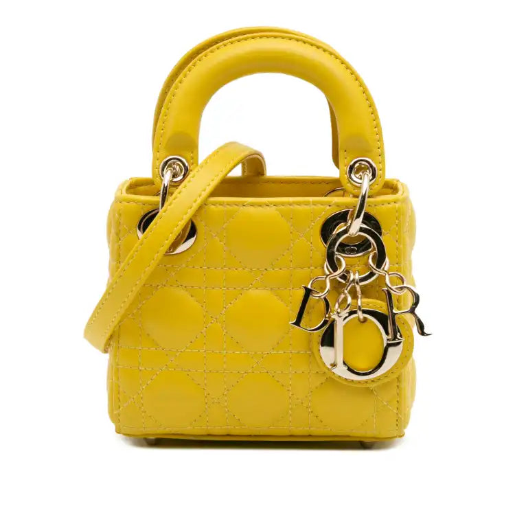 Dior Micro Lambskin Cannage Lady