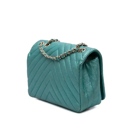 Chanel Small Chevron Caviar Statement Flap