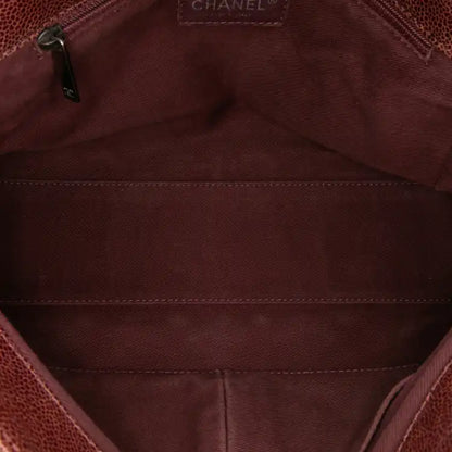 Chanel Jumbo Quilted Glazed Caviar CC Crave Flap