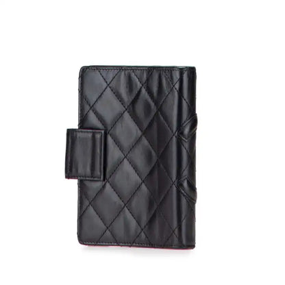 Chanel Cambon Ligne Quilted Lambskin Notebook Cover