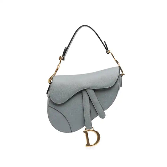 Dior Mini Grained Calfskin Saddle Bag