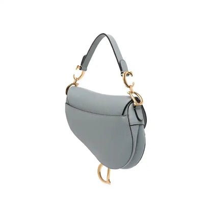 Dior Mini Grained Calfskin Saddle Bag