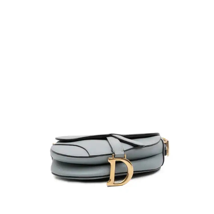 Dior Mini Grained Calfskin Saddle Bag