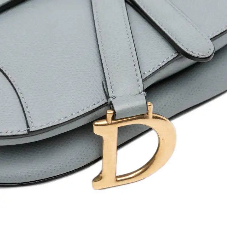 Dior Mini Grained Calfskin Saddle Bag