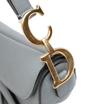 Dior Mini Grained Calfskin Saddle Bag