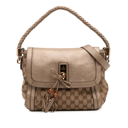 Gucci GG Canvas Bella Flap Satchel