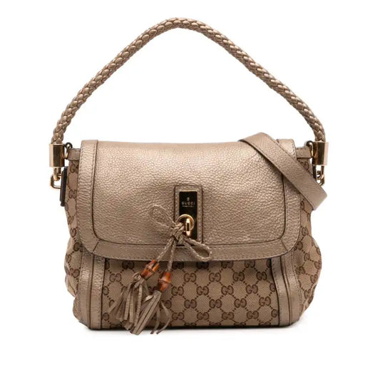 Gucci GG Canvas Bella Flap Satchel
