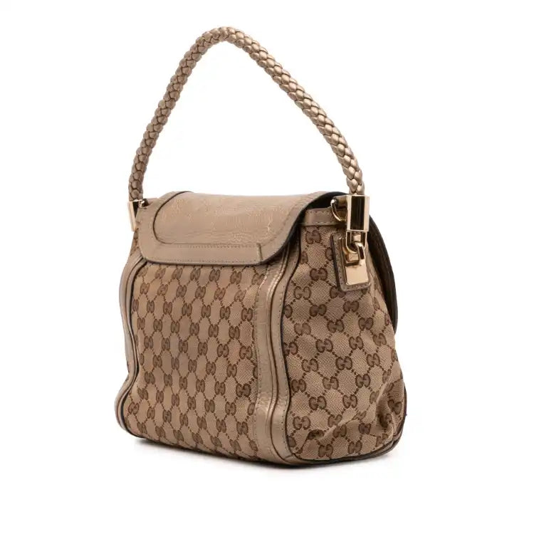 Gucci GG Canvas Bella Flap Satchel