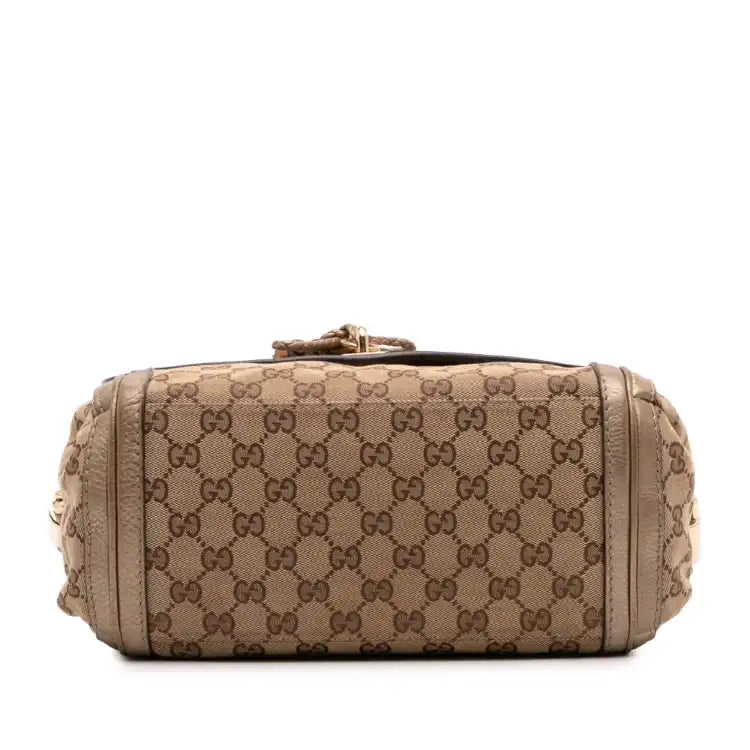 Gucci GG Canvas Bella Flap Satchel