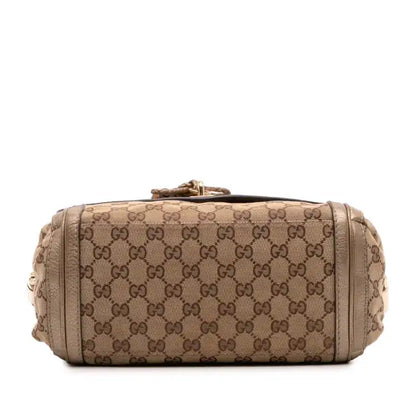 Gucci GG Canvas Bella Flap Satchel