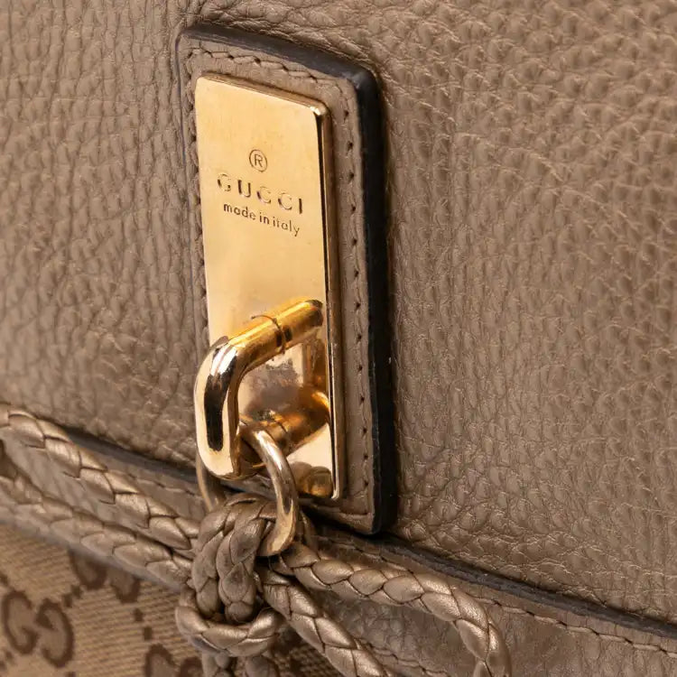 Gucci GG Canvas Bella Flap Satchel