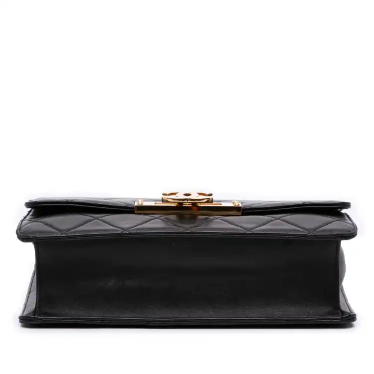 Chanel Medium Quilted Lambskin Golden Class Flap