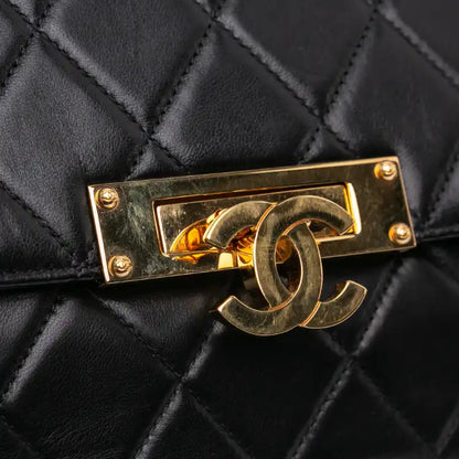 Chanel Medium Quilted Lambskin Golden Class Flap
