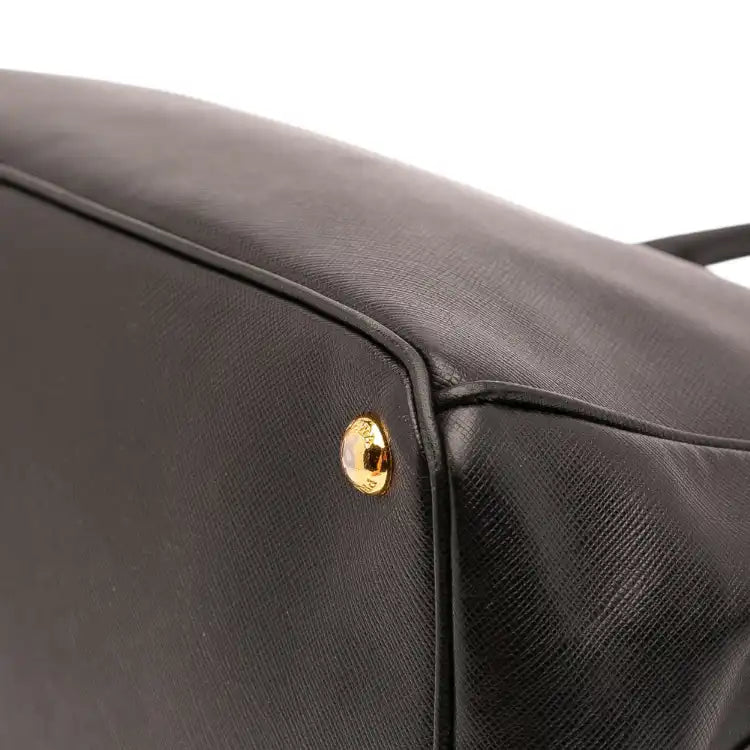 Prada Medium Saffiano Lux Galleria Double Zip Satchel