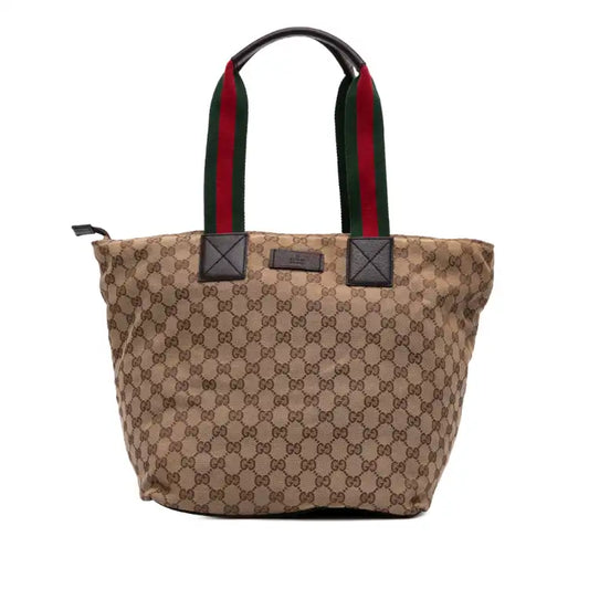 Gucci GG Canvas Web Tote