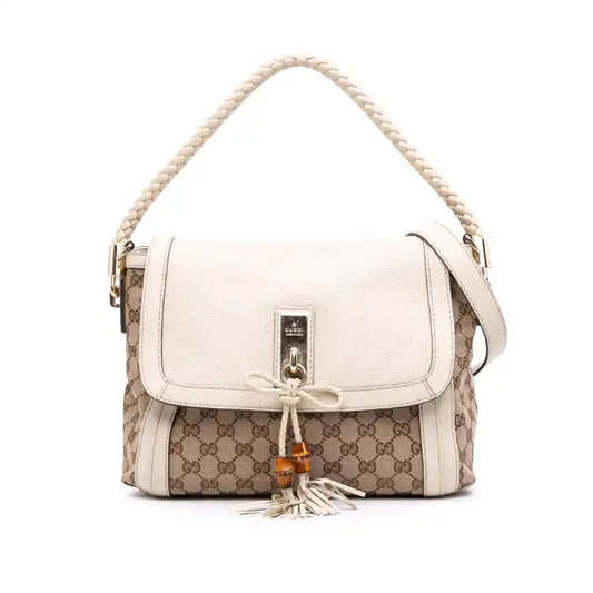 Gucci GG Canvas Bella Flap Satchel