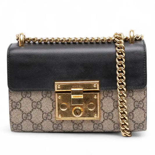 Gucci Small GG Supreme Padlock Crossbody