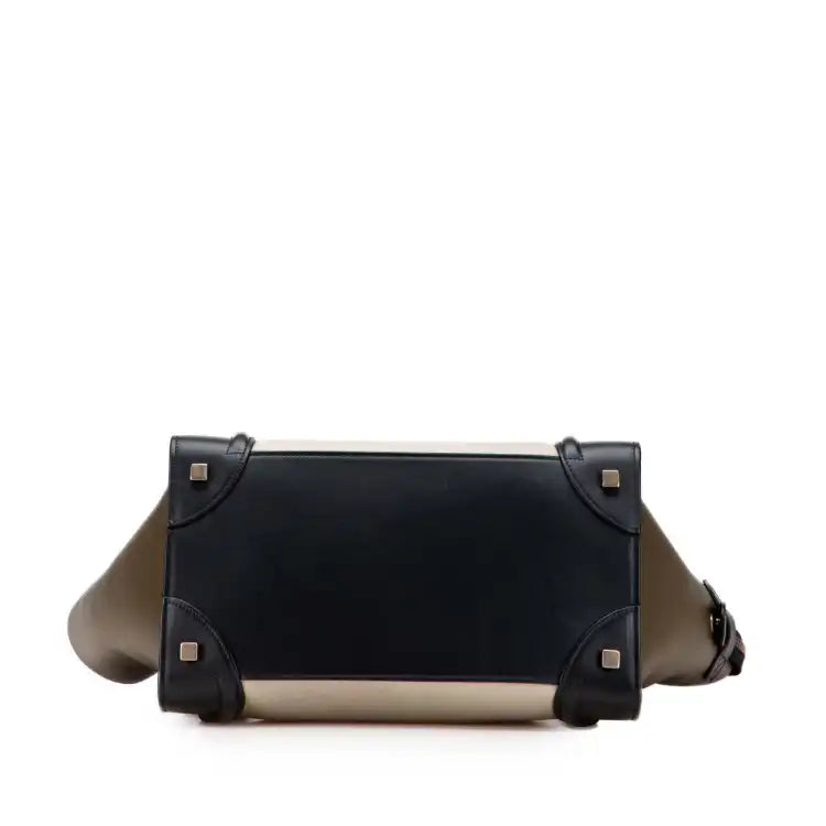 Celine Mini Tricolor Calfskin Luggage Tote