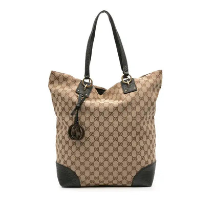 Gucci Large GG Canvas GG Charm Tote