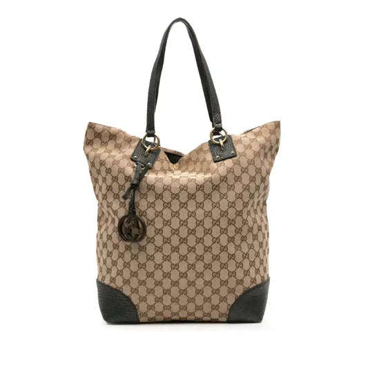 Gucci Large GG Canvas GG Charm Tote