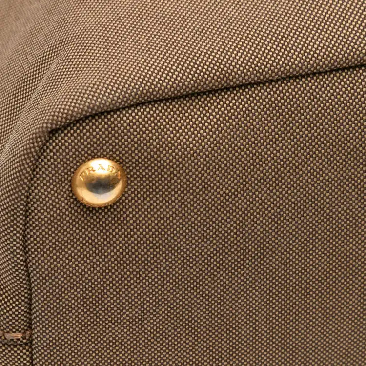 Prada Canvas Canapa Logo Tote