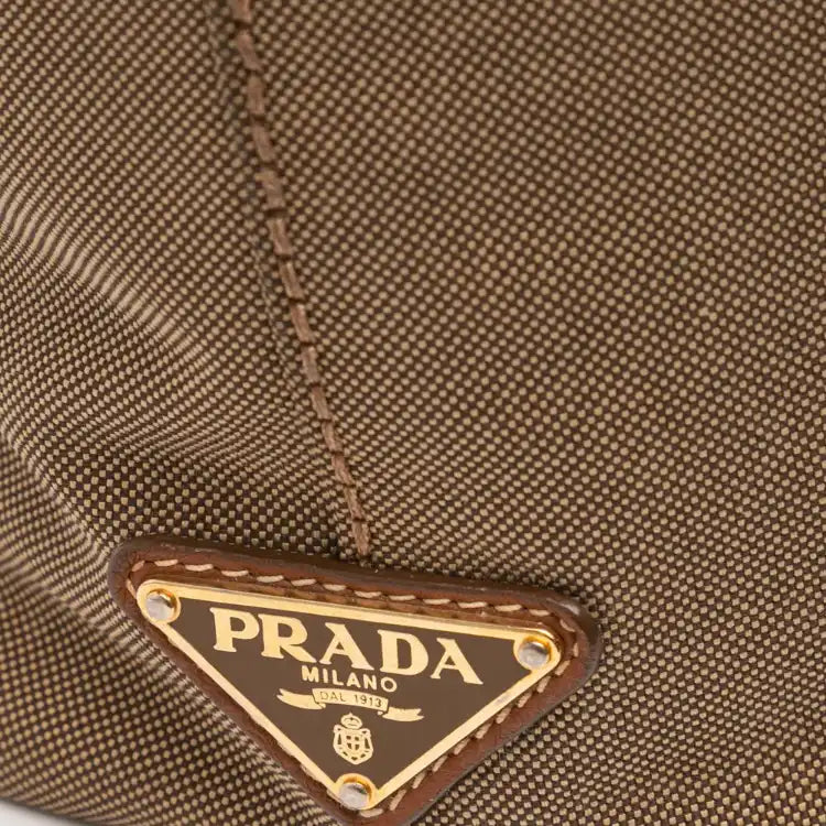 Prada Canvas Canapa Logo Tote
