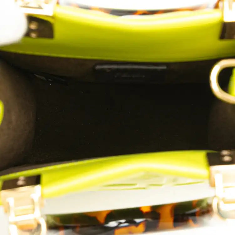 Fendi Mini Zucca Embossed Leather Sunshine Shopper Tote