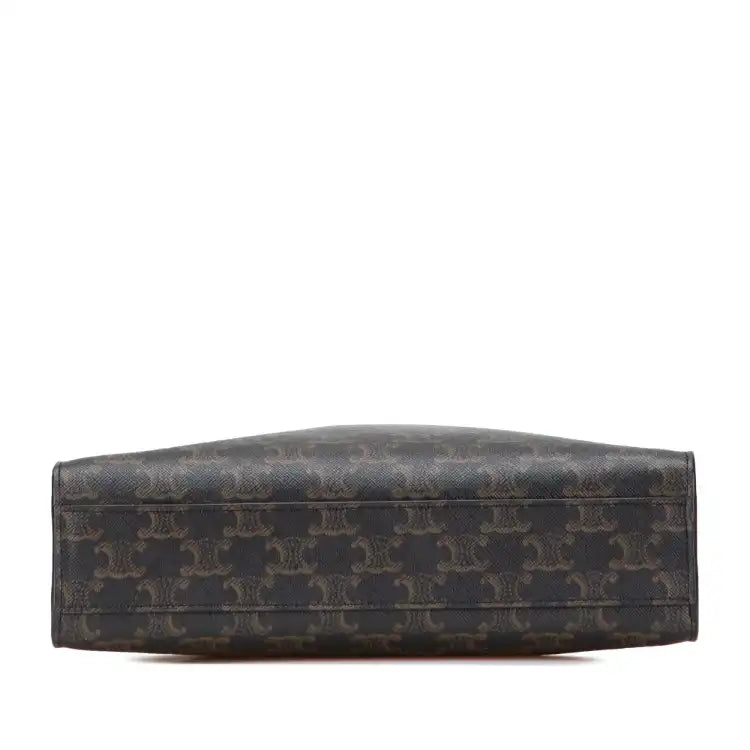 Celine Small Triomphe Coated Canvas Vertical Cabas Tote