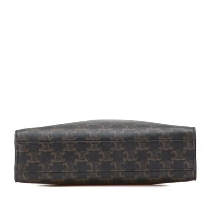 Celine Small Triomphe Coated Canvas Vertical Cabas Tote