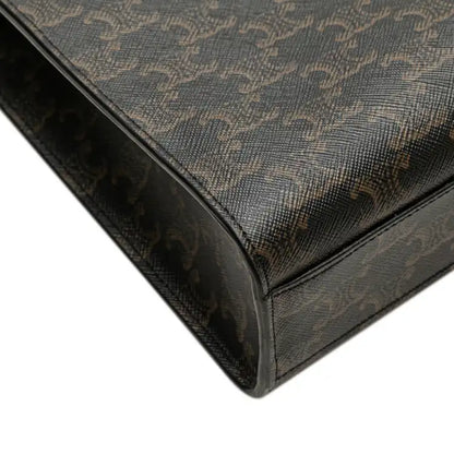 Celine Small Triomphe Coated Canvas Vertical Cabas Tote