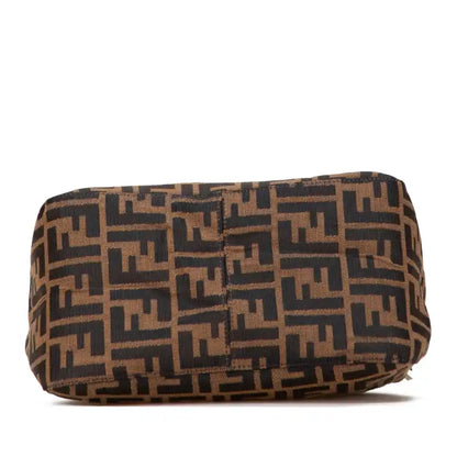 Fendi Zucca Canvas Double Flap Mamma